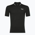 Men's EA7 Emporio Armani Golf Pro Polo black shirt