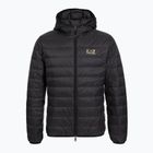 Men's jacket EA7 Emporio Armani Train Core Id Down Light Jacket Hoodie black