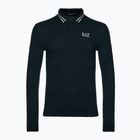 Men's longsleeve EA7 Emporio Armani Golf Pro Polo Check armani blue