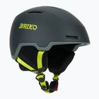 Ski helmet Briko Aran matt shark gray/light gray/electric lime