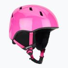 Children's ski helmet Briko Makalu Jr shiny pink/white
