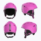 Kids' ski helmet Briko Makalu Jr shiny pink/white