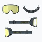 Ski goggles Briko Pulse white gray/yellow