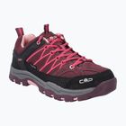 Junior trekking shoes CMP Rigel Low Wp plum/peach