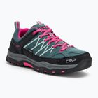 CMP junior boots Rigel Low Wp mineral green / purple fluo