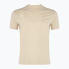 Men's EA7 Emporio Armani Visibility Cotton Crew almond milk T-shirt