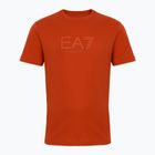 Men's EA7 Emporio Armani Visibility Cotton Crew rooibos tea T-shirt