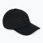 EA7 Emporio Armani Train Logo Series Embroidered baseball cap black