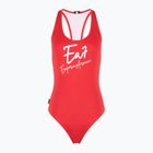 Women's one-piece swimsuit EA7 Emporio Armani Maxi Logo One Piece racing red