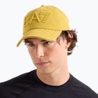 EA7 Emporio Armani Train Logo Series Embroidered antique moss baseball cap