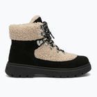 Women's snow boots Moon Boot Combat Boot Fleece black/off white