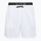 Men's EA7 Emporio Armani Logo Tape Boxer Swim Shorts white