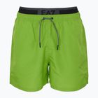 Men's EA7 Emporio Armani Logo Tape Boxer titanite swim shorts
