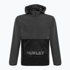 Men's Hurley Phantom + Packable Anorak dark stone grey jacket