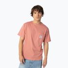 Men's T-shirt Kaotiko Pocket Flower Society salmon