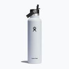 Hydro Flask Standard Flex Straw thermal bottle 620 ml white S21FS110