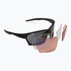Tifosi Kilo blackout/smoke/ac red/clear sunglasses