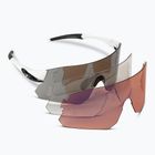 Tifosi Rail white black/smoke/ac red/clear cycling glasses