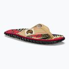 Gumbies Islander denim hibiscus flip flops