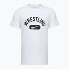 Men's T-shirt Nike Wrestling Disc DFC white/black
