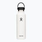 Hydro Flask Standard Flex 620 ml travel bottle white