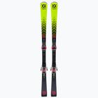 Völkl RACETIGER SL MASTER + XComp 16 GW Master downhill skis black/yellow 121021
