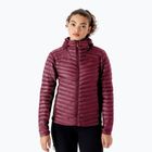 Women's down jacket Rab Cirrus Flex 2.0 Hoody maroon QIO-69