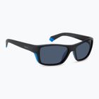 Polaroid PLD 7046/S black azure/blue polarised men's sunglasses