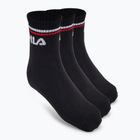 Fila Unisex Quarter 3 Pack socks black
