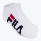 Fila Unisex Invisible 2 Pack socks white