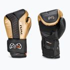 Rival RB10 Intelli-Shock Bag boxing gloves black/gold