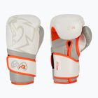 Boxing gloves Rival Impulse Sparring Gloves Gants white/orange