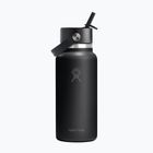 Thermal bottle Hydro Flask Wide Flex Straw 946 ml black