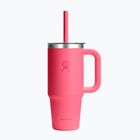 Mug Hydro Flask Travel Tumbler Clear Lid 710 ml popstar pink