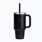 Thermal mug Hydro Flask Travel Tumbler Clear Lid black