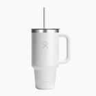 Thermal mug Hydro Flask Travel Tumbler Clear Lid white