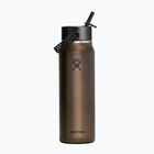 Thermal bottle Hydro Flask Lightweight Wide Flex Straw 946 ml cap obsidian