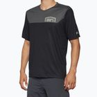 Men's cycling jersey 100% Airmatic black/charcoal