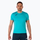 Men's running T-shirt Joma Record II fluor turquoise