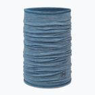 Multifunctional snood BUFF Lightweight Merino Wool lake blue