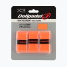 Padel racket wraps Bullpadel GB-1705 Senso Absporbent 3 pcs. fluor orange