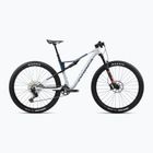 Orbea Oiz M30 2024 halo silver/blue carbon view mountain bike