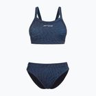 Women's two-piece swimsuit Orca Core Bikini deep blue print