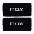 Wrist sweatbands NOX Wristband with Logo 2 szt. black/white