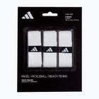 Padel racket wraps adidas Padel Overgrip Set 3 pcs. white