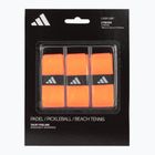 Padel racket wraps adidas Padel Overgrip Set 3 pcs. orange
