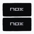 Wrist sweatbands NOX Wristband with Logo 2 szt. black/white