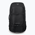 Men's trekking backpack Osprey Farpoint Trek 55 l black