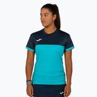 Joma Montreal SS fluor turquoise/navy T-shirt