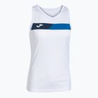 Women's tennis tank top Joma Court Sleeveless white/royal